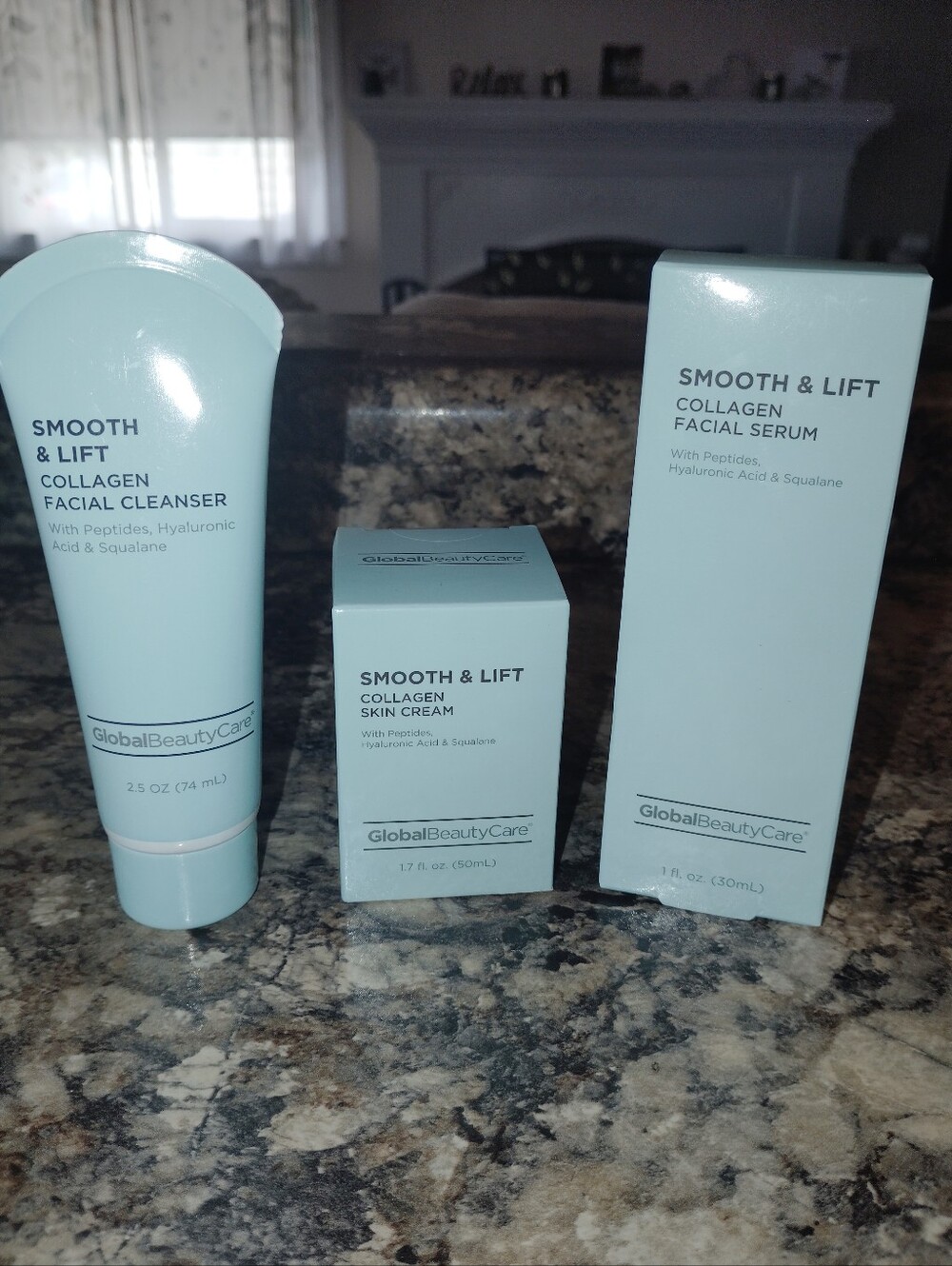 Smooth & Lift Collagen Facial Serum - Light Mint Set